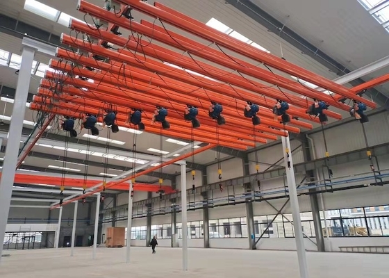 Movimentos KBK de pouco peso Crane For Production Line da grande área