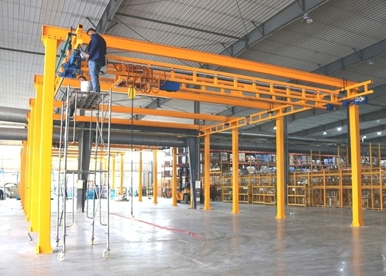 Feixe Crane Track Light Duty Overhead Crane Free Standing de 1 toneladas