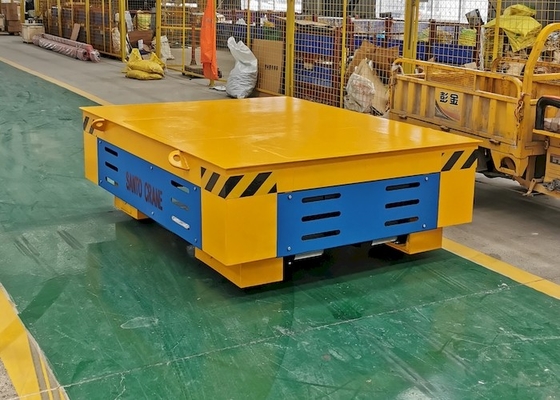 Carro elétrico de transferência do trilho ajustável de P18 P50 QU100 para o transporte material