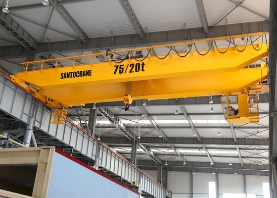 ODM europeu de Ton Bridge Crane do guindaste aéreo 20 da viga simples ou duplo do CE