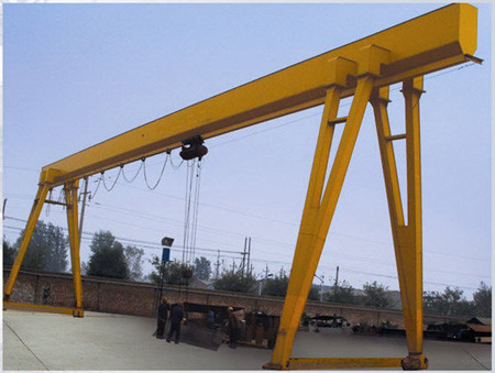 Pórtico motorizado único feixe Crane Santo Crane 10t com grua elétrica