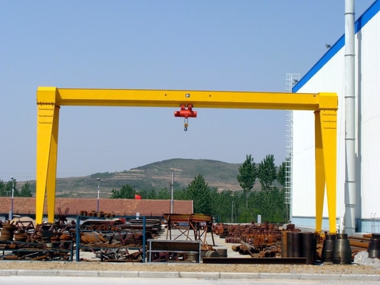 Pórtico motorizado único feixe Crane Santo Crane 10t com grua elétrica