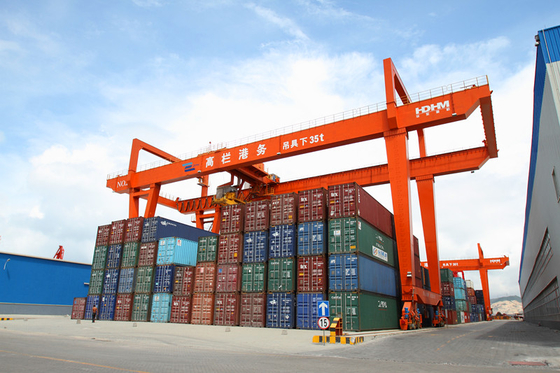 Recipiente portuário de Crane For 40ft do pórtico da viga do dobro de RMG