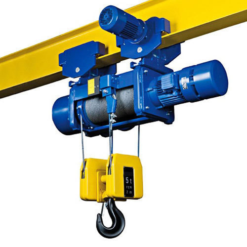 O HS CODIFICA 84251100 5 Ton Electric Wire Rope Hoist para o único guindaste de despesas gerais da viga