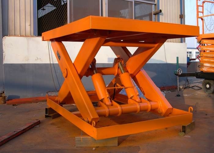 Elevador elétrico de SANTO Stationary Hydraulic 3 Ton Scissor Lift 5.5KW para a construção