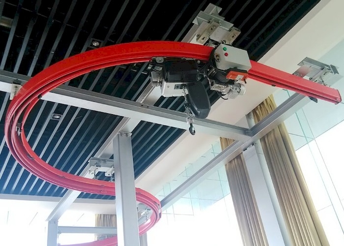 Período trilha KBK Crane With Electric Hoist do teto da oficina de 3m a de 12m