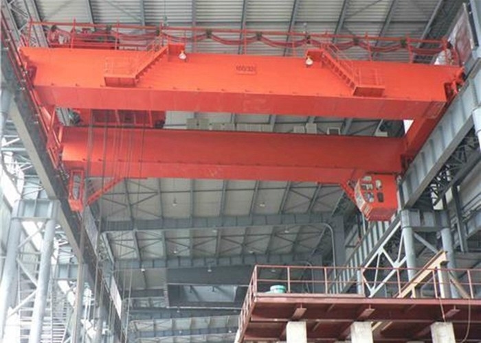 guindaste da concha da fresa de aço de 380v 50hz Ton To 20/5 63/10 de Ton Metallurgical Foundry Crane