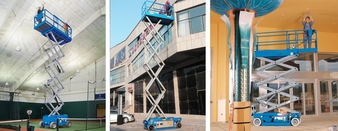 A plataforma automotora elétrica do elevador hidráulico, resistente Scissor a tabela de elevador